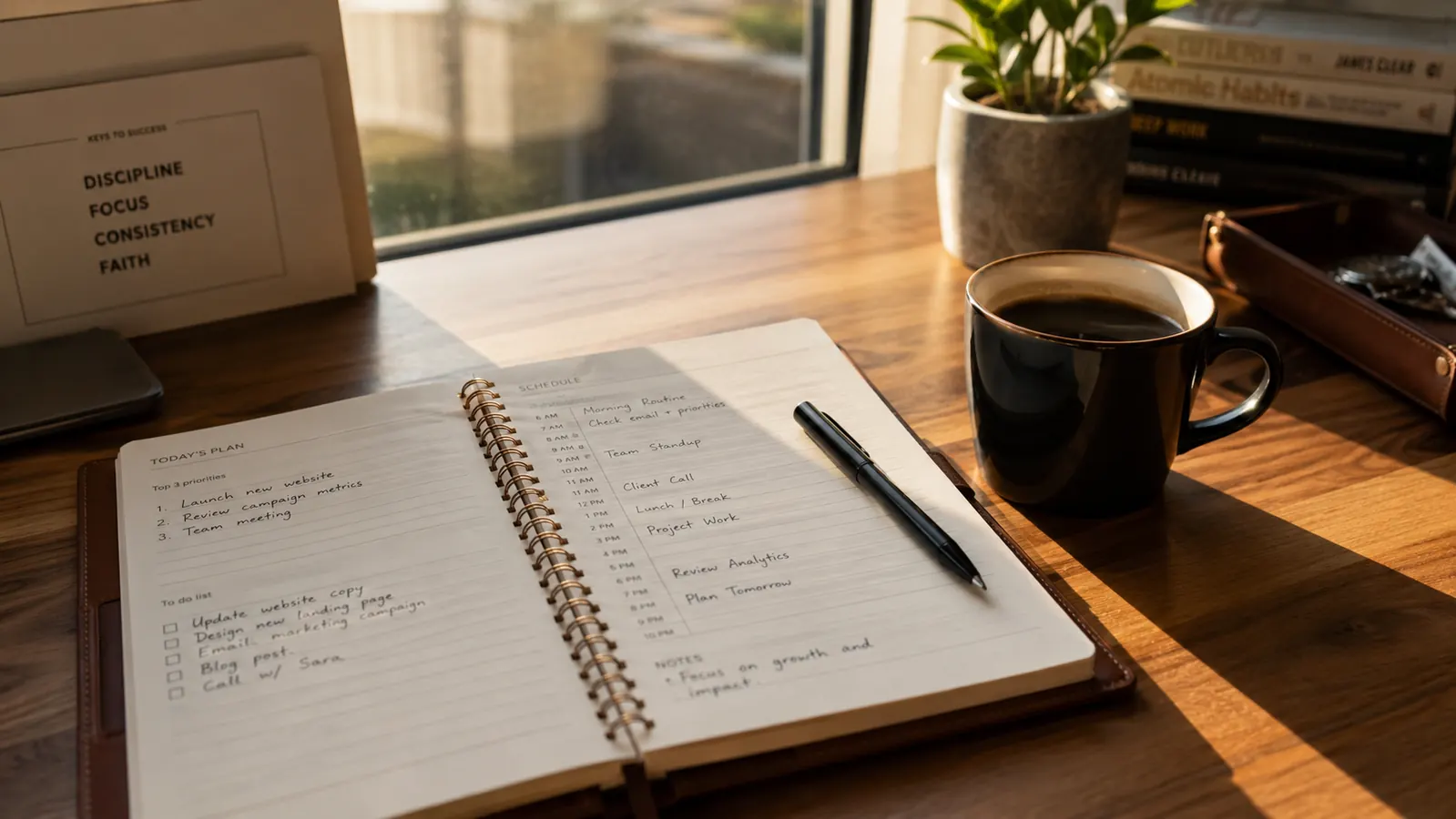 How to Plan Your Business Week with a Daily Planner for Maximum Output